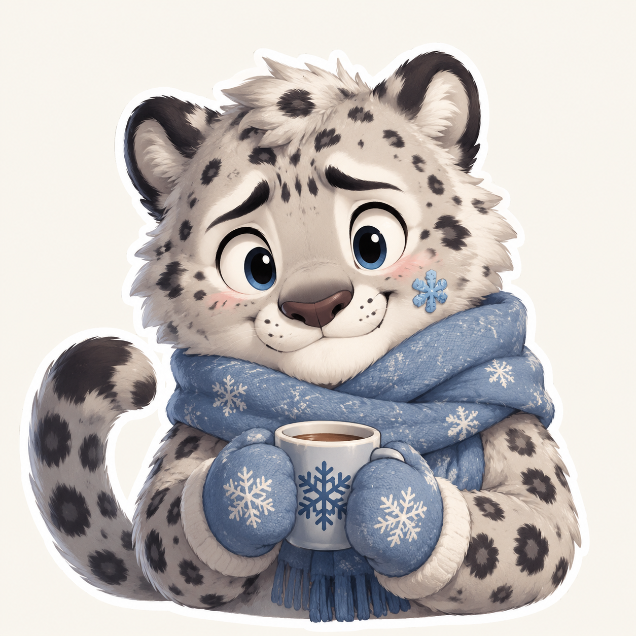 Awkward Snow Leopard